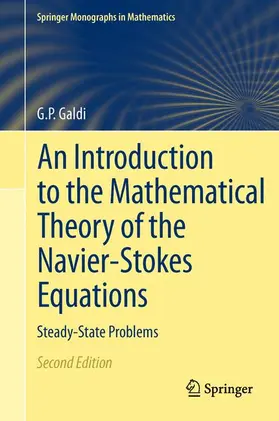 Galdi |  An Introduction to the Mathematical Theory of the Navier-Stokes Equations | Buch |  Sack Fachmedien