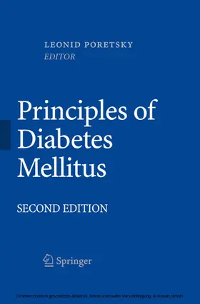 Poretsky | Principles of Diabetes Mellitus | E-Book | sack.de