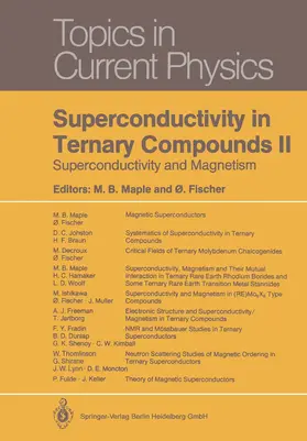 Maple |  Superconductivity in Ternary Compounds II | Buch |  Sack Fachmedien