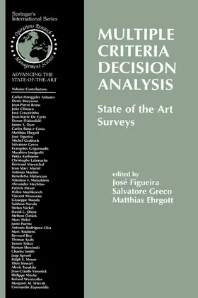 Greco |  Multiple Criteria Decision Analysis: State of the Art Surveys | eBook | Sack Fachmedien