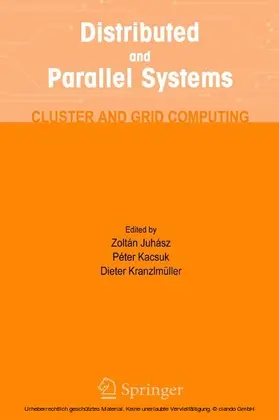 Juhasz / Kacsuk / Kranzlmuller |  Distributed and Parallel Systems | eBook | Sack Fachmedien