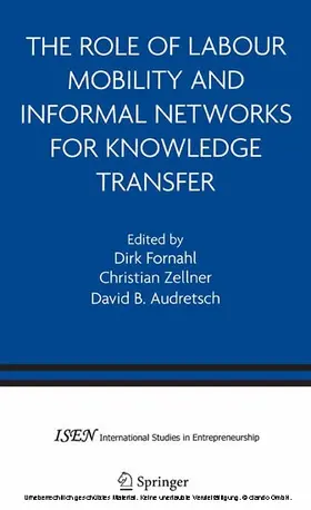 Fornahl / Zellner / Audretsch |  The Role of Labour Mobility and Informal Networks for Knowledge Transfer | eBook | Sack Fachmedien