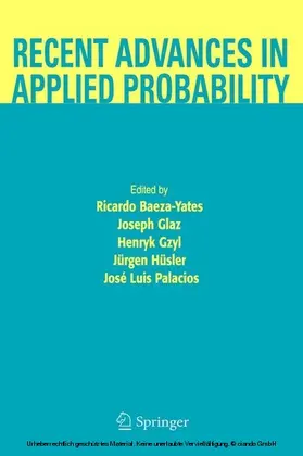 Baeza-Yates / Glaz / Gzyl |  Recent Advances in Applied Probability | eBook | Sack Fachmedien