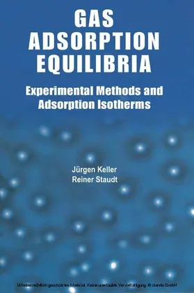 Keller / Staudt | Gas Adsorption Equilibria | E-Book | www2.sack.de