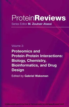 Waksman |  Proteomics and Protein-Protein Interactions | eBook | Sack Fachmedien
