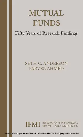 Anderson / Ahmed |  Mutual Funds | eBook | Sack Fachmedien