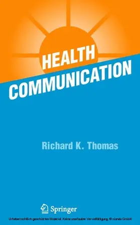 Thomas |  Health Communication | eBook | Sack Fachmedien