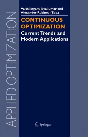 Jeyakumar / Rubinov |  Continuous Optimization | Buch |  Sack Fachmedien
