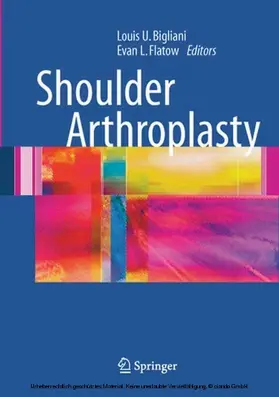 Bigliani / Flatow | Shoulder Arthroplasty | E-Book | www2.sack.de