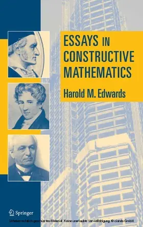 Edwards |  Essays in Constructive Mathematics | eBook | Sack Fachmedien