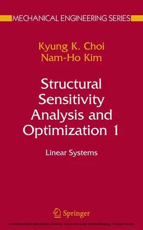 Choi / Kim |  Structural Sensitivity Analysis and Optimization 1 | eBook | Sack Fachmedien