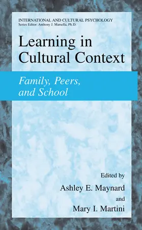 Maynard / Martini |  Learning in Cultural Context | eBook | Sack Fachmedien
