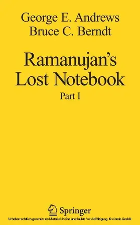 Andrews / Berndt |  Ramanujan's Lost Notebook | eBook | Sack Fachmedien