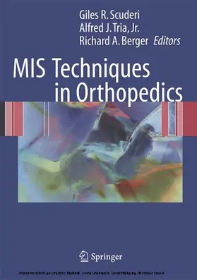 Scuderi / Tria / Berger | MIS Techniques in Orthopedics | E-Book | sack.de
