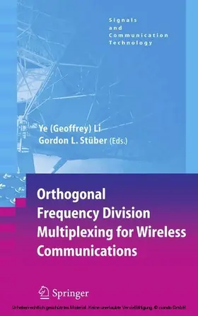Li / Stuber |  Orthogonal Frequency Division Multiplexing for Wireless Communications | eBook | Sack Fachmedien