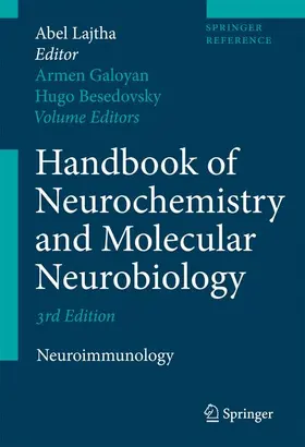 Galoyan / Besedovsky |  Handbook of Neurochemistry and Molecular Neurobiology | Buch |  Sack Fachmedien