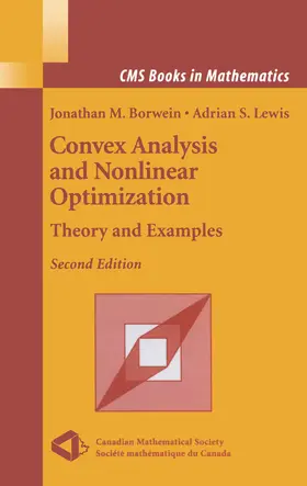 Borwein / Lewis |  Convex Analysis and Nonlinear Optimization | eBook | Sack Fachmedien