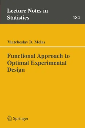 Melas | Functional Approach to Optimal Experimental Design | E-Book | sack.de