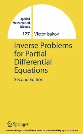 Isakov |  Inverse Problems for Partial Differential Equations | eBook | Sack Fachmedien