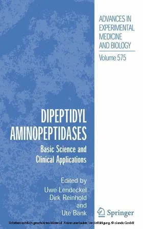 Lendeckel / Reinhold / Bank | Dipeptidyl Aminopeptidases | E-Book | sack.de