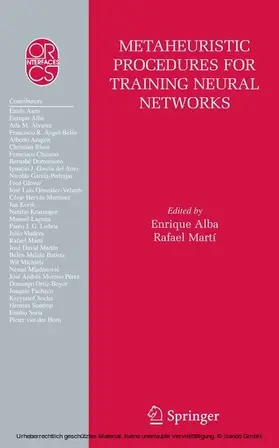 Alba / Martí | Metaheuristic Procedures for Training Neural Networks | E-Book | sack.de