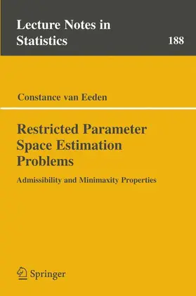 van Eeden |  Restricted Parameter Space Estimation Problems | Buch |  Sack Fachmedien