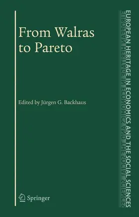 Backhaus / Maks |  From Walras to Pareto | Buch |  Sack Fachmedien