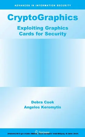 Cook / Keromytis |  CryptoGraphics | eBook | Sack Fachmedien