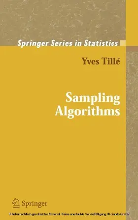 Tillé |  Sampling Algorithms | eBook | Sack Fachmedien