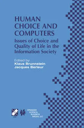 Brunnstein / Berleur |  Human Choice and Computers | eBook | Sack Fachmedien