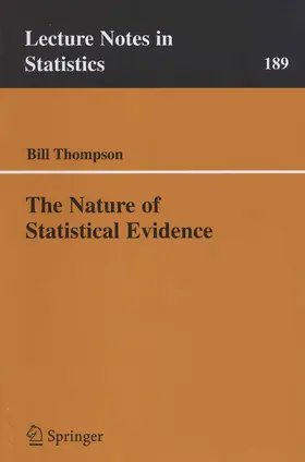 Thompson | The Nature of Statistical Evidence | E-Book | sack.de