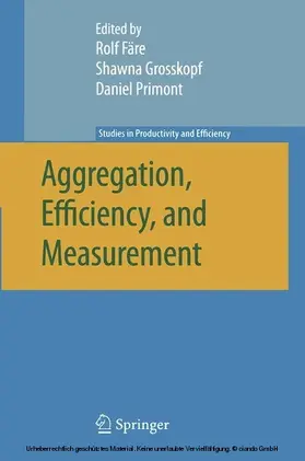 Färe / Grosskopf / Primont |  Aggregation, Efficiency, and Measurement | eBook | Sack Fachmedien