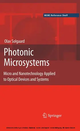 Solgaard |  Photonic Microsystems | eBook | Sack Fachmedien