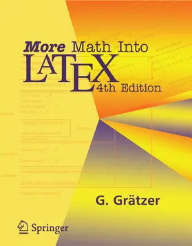 Grätzer |  More Math Into LaTeX | eBook | Sack Fachmedien