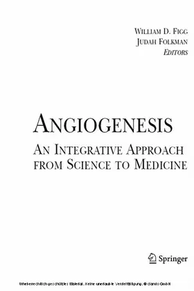 Figg / Folkman |  Angiogenesis | eBook | Sack Fachmedien