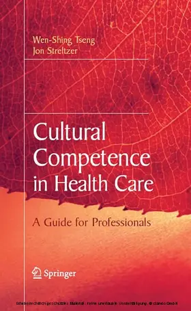 Tseng / Streltzer |  Cultural Competence in Health Care | eBook | Sack Fachmedien