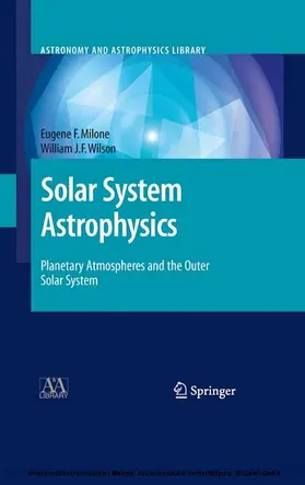 Milone / Wilson | Solar System Astrophysics | E-Book | sack.de