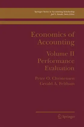 Feltham / Christensen |  Economics of Accounting | Buch |  Sack Fachmedien