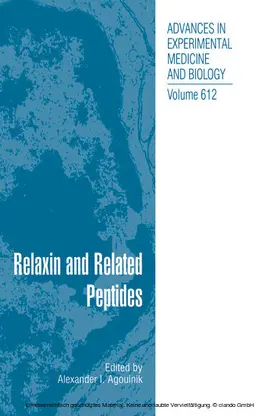 Agoulnik | Relaxin and Related Peptides | E-Book | sack.de
