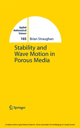 Straughan | Stability and Wave Motion in Porous Media | E-Book | sack.de