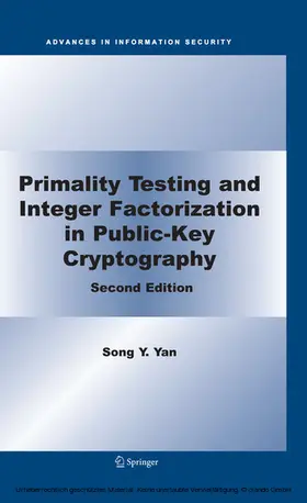 Yan |  Primality Testing and Integer Factorization in Public-Key Cryptography | eBook | Sack Fachmedien