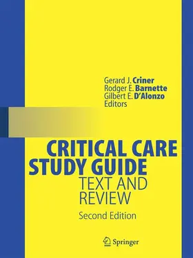 Criner / Barnette / D'Alonzo |  Critical Care Study Guide | Buch |  Sack Fachmedien