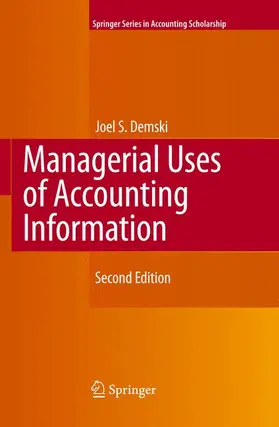 Demski |  Managerial Uses of Accounting Information | Buch |  Sack Fachmedien