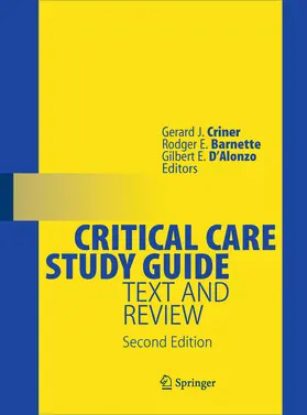 Criner / Barnette / D'Alonzo |  Critical Care Study Guide | eBook | Sack Fachmedien