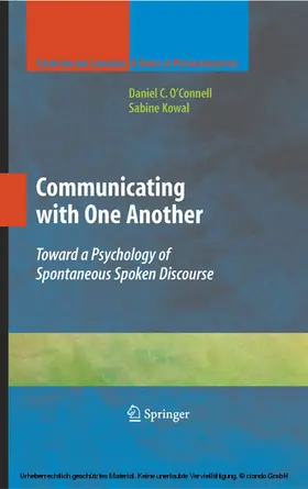 Kowal |  Communicating with One Another | eBook | Sack Fachmedien