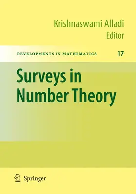 Alladi |  Surveys in Number Theory | Buch |  Sack Fachmedien