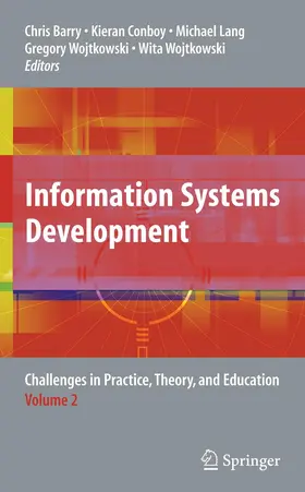 Barry / Conboy / Lang |  Information Systems Development, Volume 2 | Buch |  Sack Fachmedien