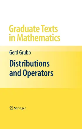 Grubb | Distributions and Operators | E-Book | sack.de