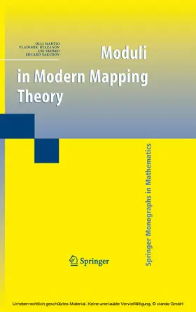Martio / Ryazanov / Srebro | Moduli in Modern Mapping Theory | E-Book | sack.de