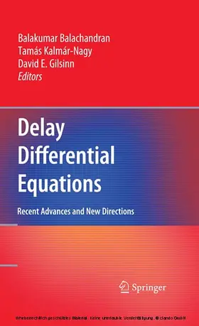 Balachandran / Kalmár-Nagy / Gilsinn |  Delay Differential Equations | eBook | Sack Fachmedien